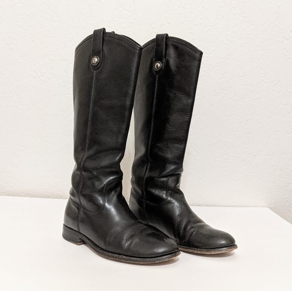 Frye Knee High Black Boots